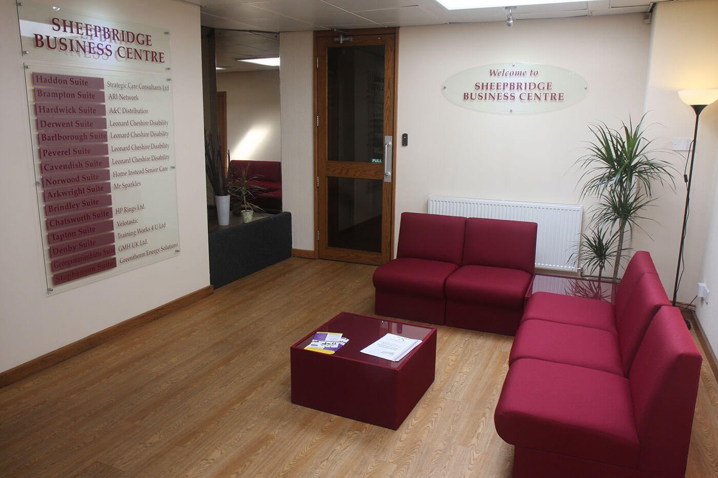 Photo of office reception area